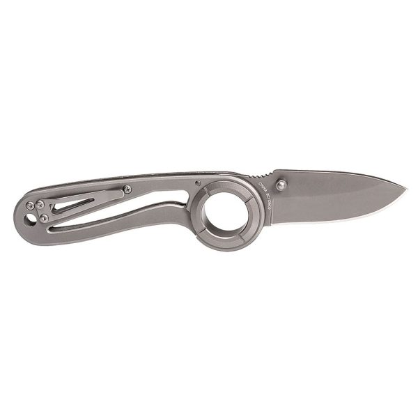 BKE Folding Knife – Titanium Finish Rusty Hook 2026-01-07