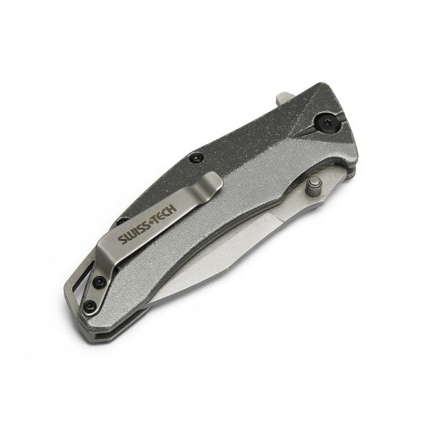 Aluminum Serrated Folding Knife Rusty Hook 2025-08-30
