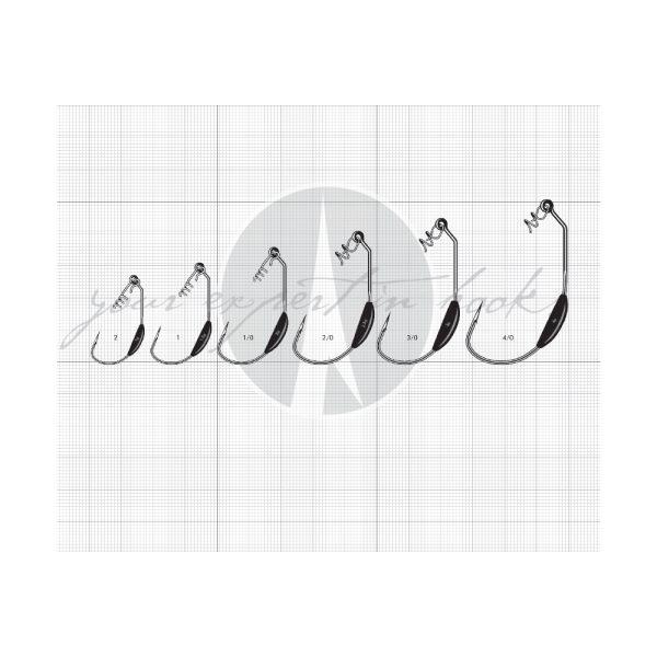 VMC 7315SL Weighted Finess Swimbait Rusty Hook 2025-11-01