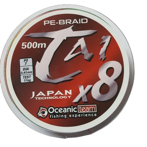 Oceanic Tai x8 500m Multicolor Rusty Hook 2026-04-11