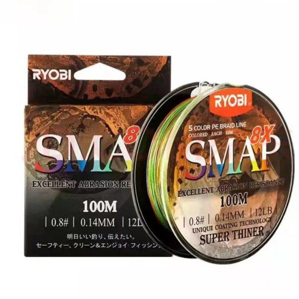 Ryobi SMAP x8 100m Multicolor Rusty Hook 2026-04-11