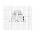VMC 7556 CB Needle Point 3x Strong Inline Treble Rusty Hook 2026-04-10